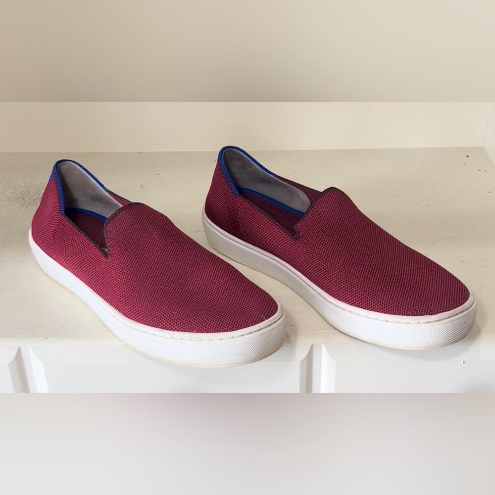 Rothy’s Women’s The Sneaker Canvas Slip-On Sneakers Size 8